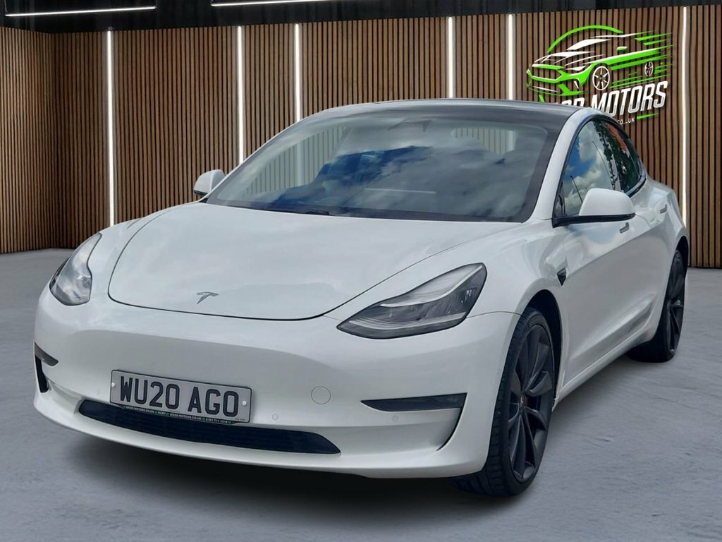 Tesla Model 3 Saloon WU20AGO White #3