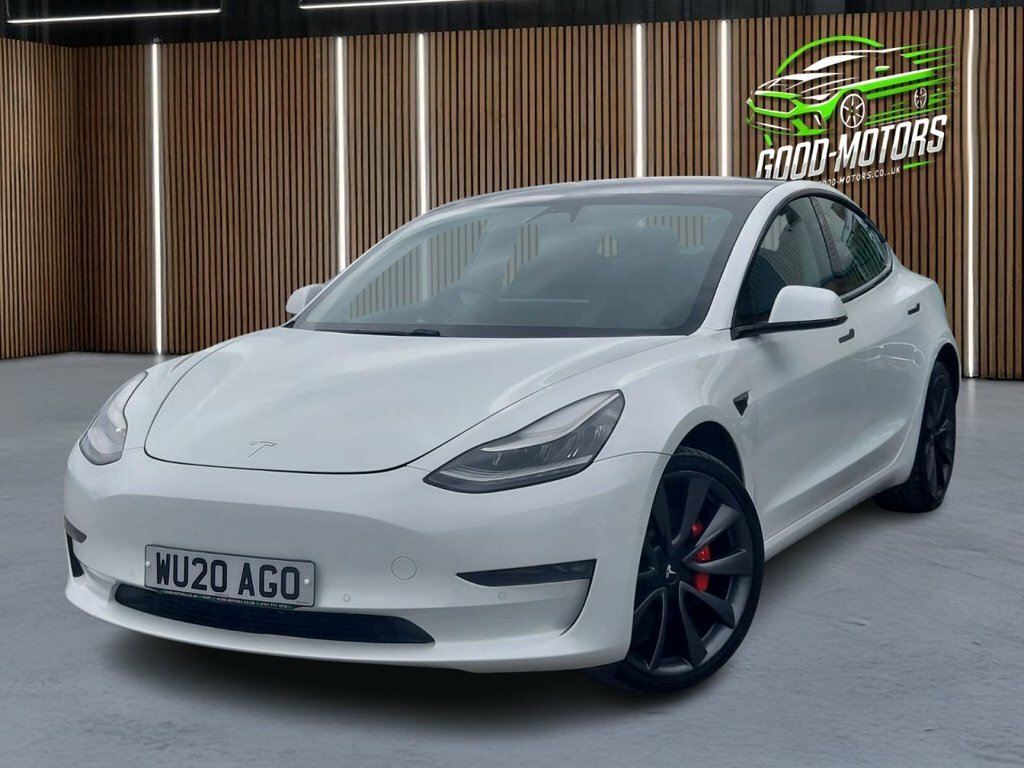 Tesla Model 3 Saloon WU20AGO White #2