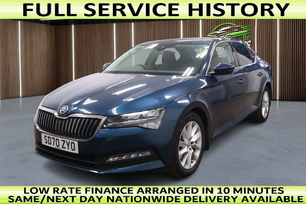 Skoda Superb 1.6L Se Technology Blue