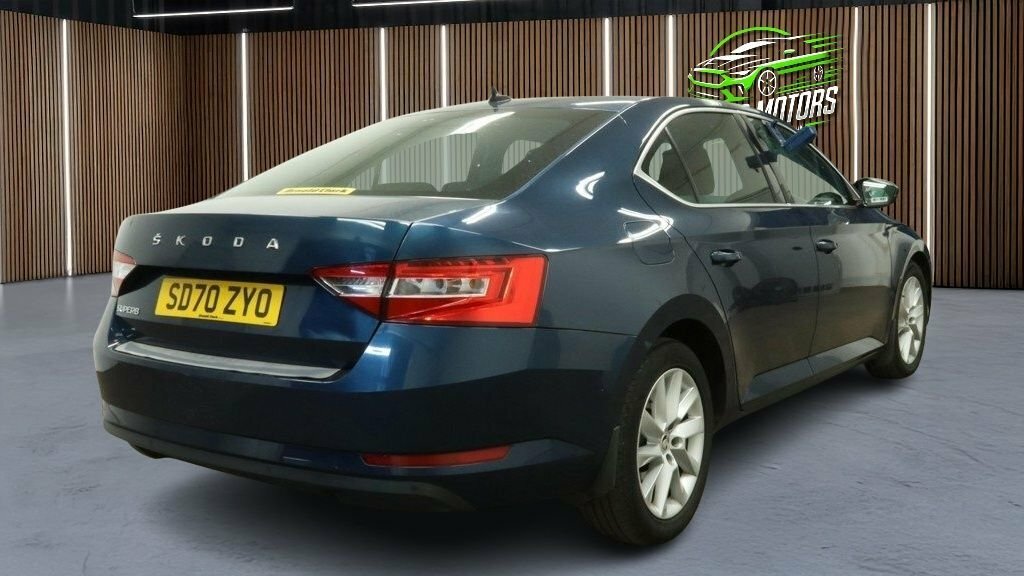 Skoda Superb 1.6L Se Technology Blue #4