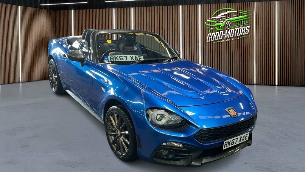 Abarth 124 Spider Convertible Blue #3