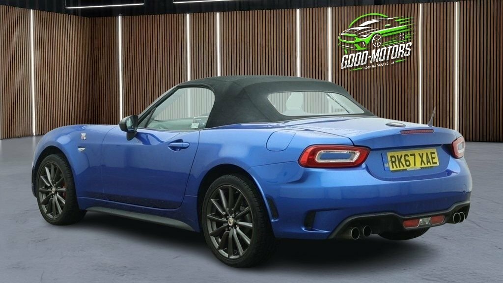 Abarth 124 Spider Convertible Blue #6