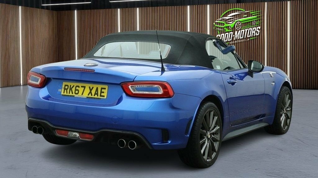 Abarth 124 Spider Convertible Blue #5