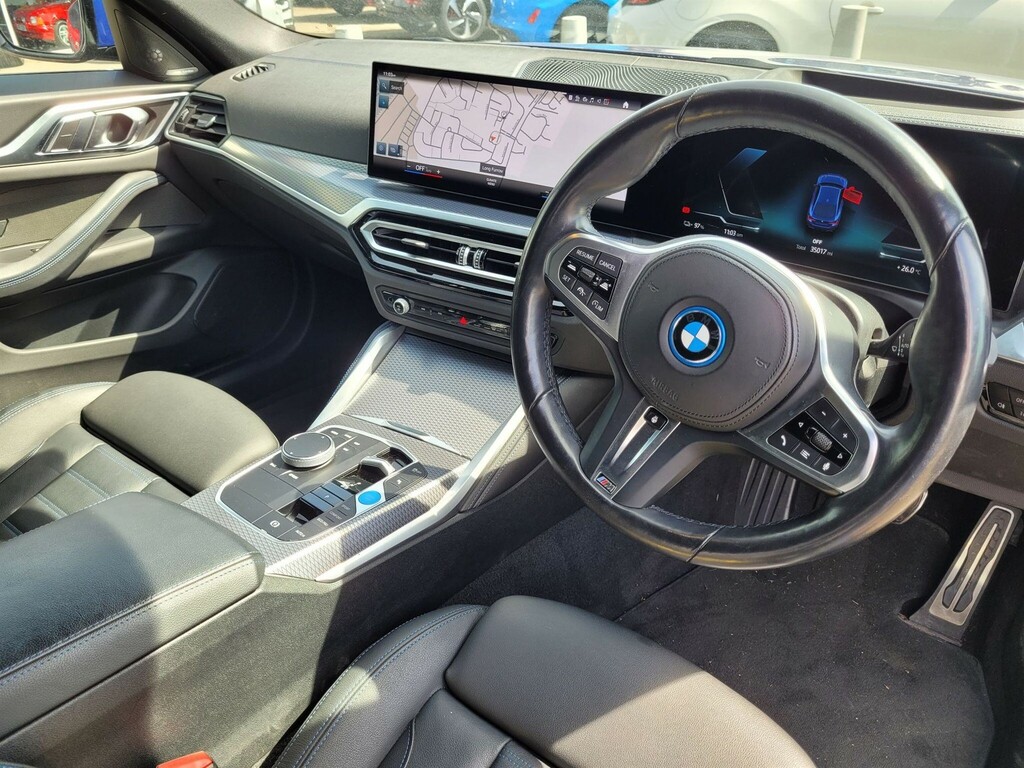 BMW i4 40 83.9Kwh M Sport Gran Coupe Ed PX23KHP Blue #2