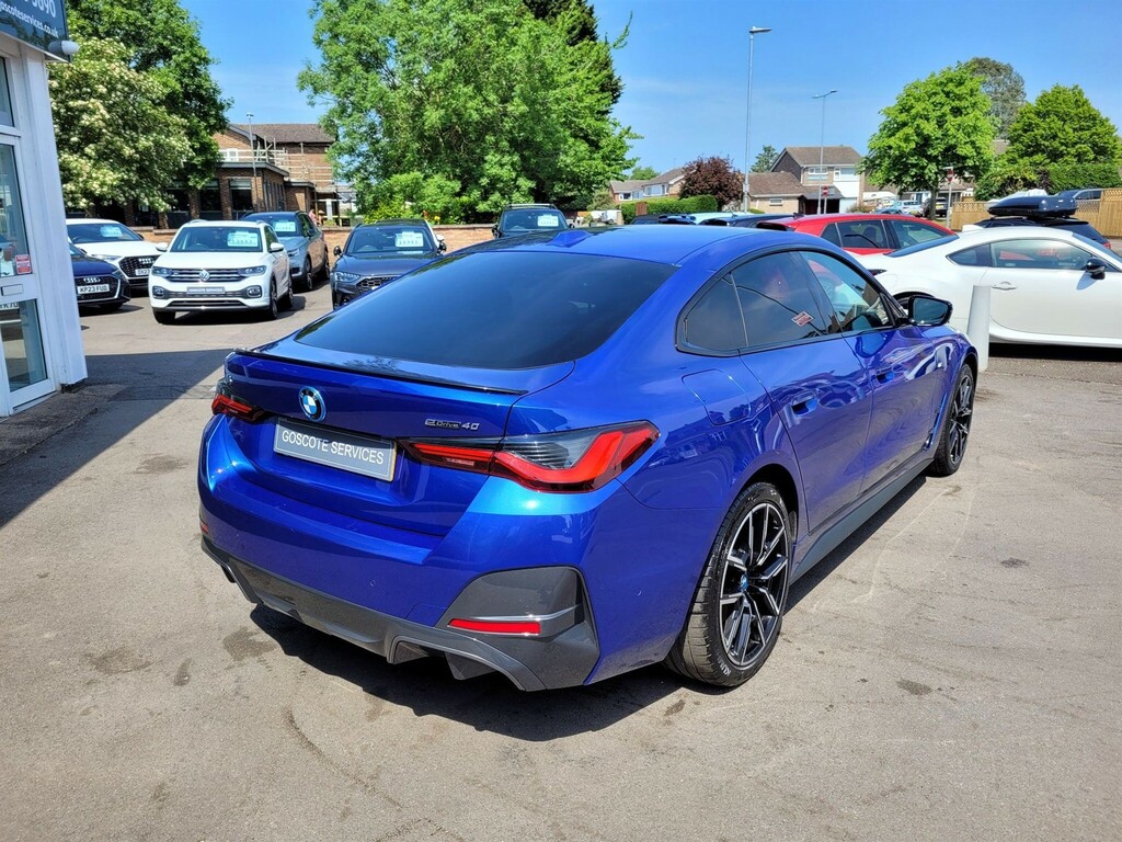 BMW i4 40 83.9Kwh M Sport Gran Coupe Ed PX23KHP Blue #4