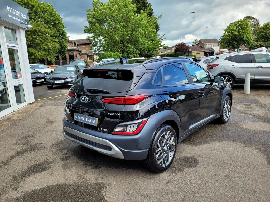 Hyundai Kona 1.6 H-gdi Premium Dct Euro 6 Ss YR72XTW Black #4