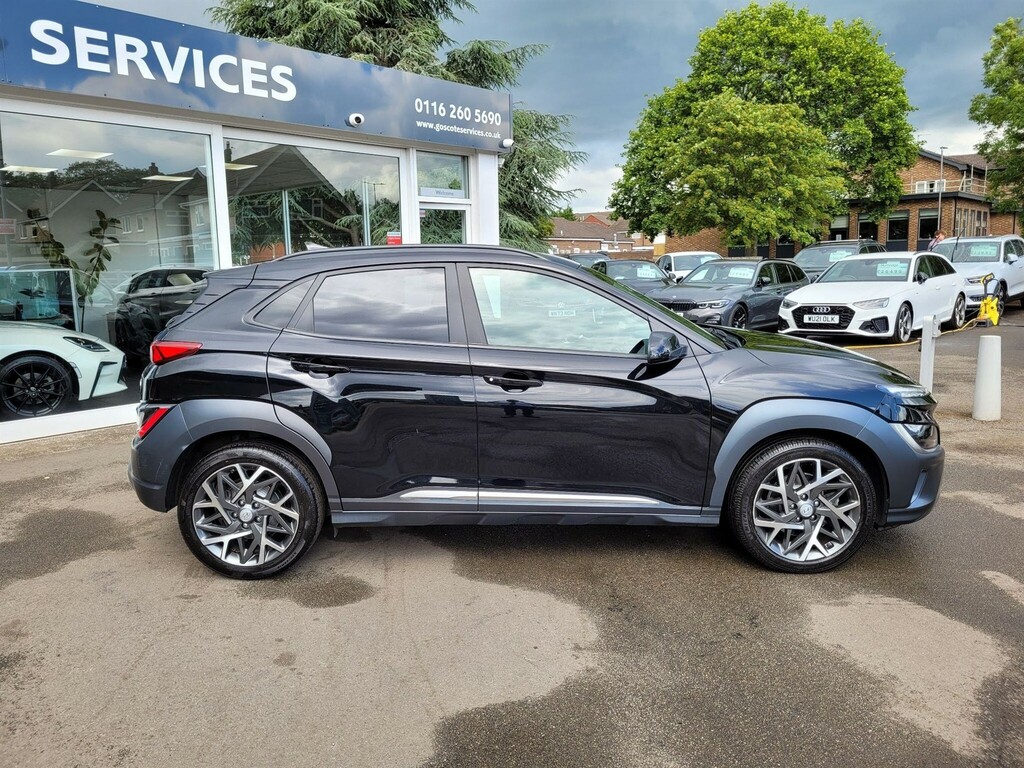 Hyundai Kona 1.6 H-gdi Premium Dct Euro 6 Ss YR72XTW Black #3