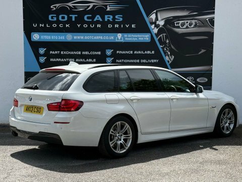 BMW 5 Series 2.0 520D M White #2