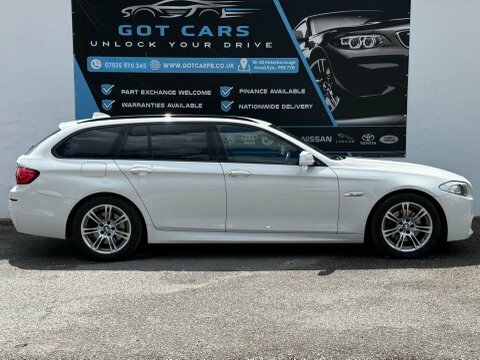 BMW 5 Series 2.0 520D M White #3