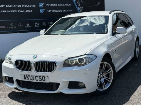 BMW 5 Series 2.0 520D M White #6