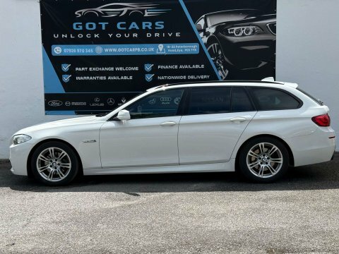 BMW 5 Series 2.0 520D M White #4