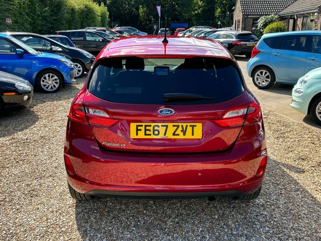 Ford Fiesta 1.0T Ecoboost Titanium Hatchback FE67ZVT Red #5