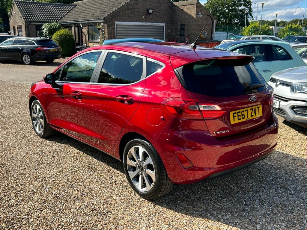 Ford Fiesta 1.0T Ecoboost Titanium Hatchback FE67ZVT Red #4