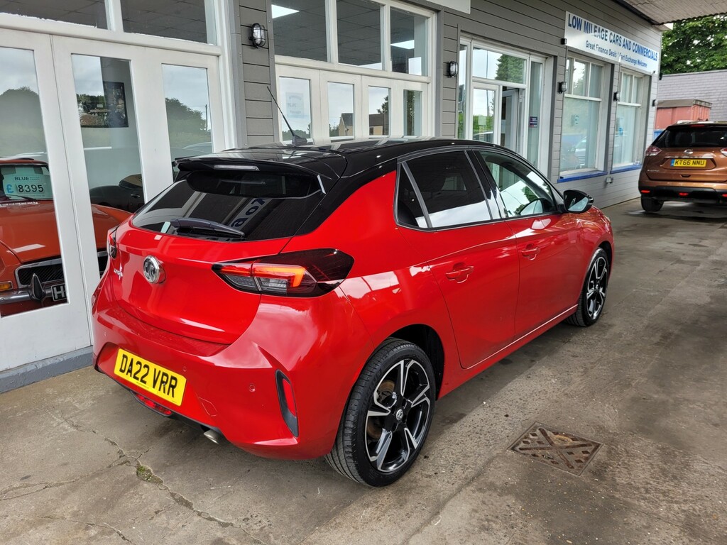 Vauxhall Corsa Hatchback 1.2 Turbo Sri Edition 2022 DA22VRR Red #4