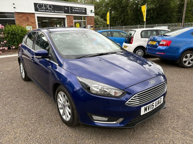 Ford Focus 1.6 Tdci Titanium Hatchback Euro Blue