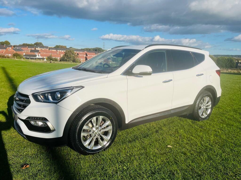 Hyundai Santa Fe 2.2 Crdi Blue Drive Premium 4Wd Euro 6 S S NU66EOO White #4