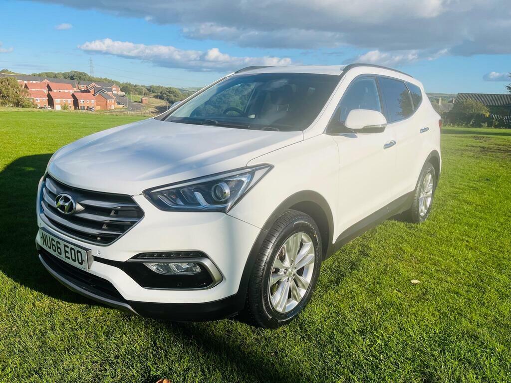 Hyundai Santa Fe 2.2 Crdi Blue Drive Premium 4Wd Euro 6 S S NU66EOO White #5
