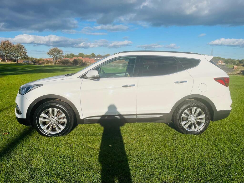 Hyundai Santa Fe 2.2 Crdi Blue Drive Premium 4Wd Euro 6 S S NU66EOO White #3