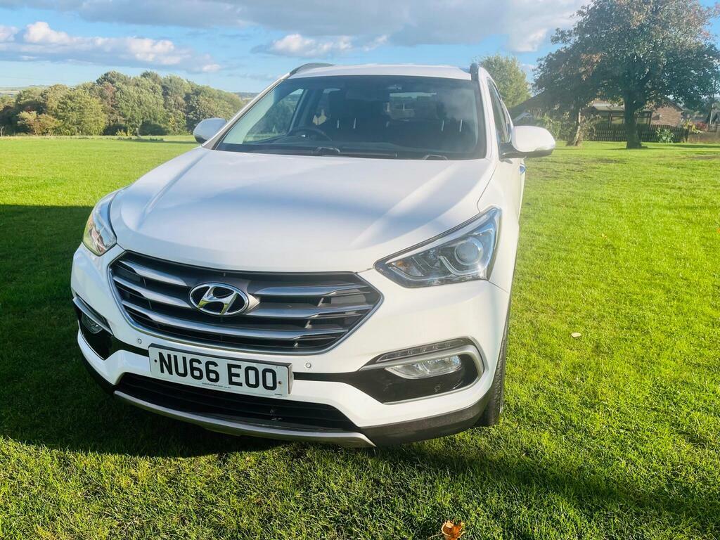 Hyundai Santa Fe 2.2 Crdi Blue Drive Premium 4Wd Euro 6 S S NU66EOO White #6