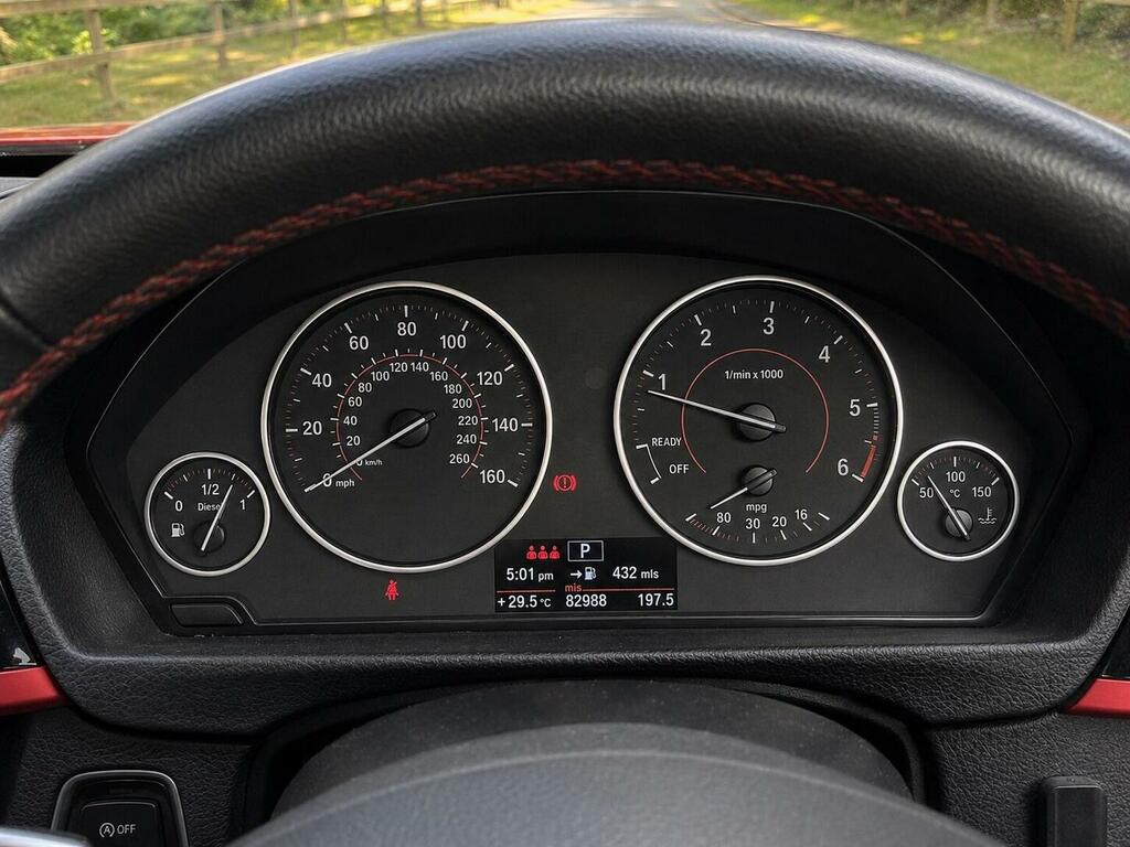 BMW 3 Series Saloon 2.0 320D Sport Euro 5 Ss 2012 EO12SDV Red #4