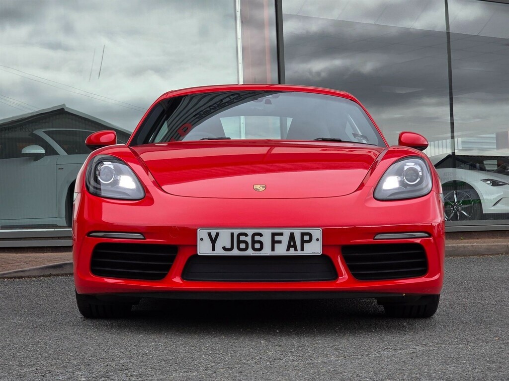 Porsche 718 Cayman Coupe White #9