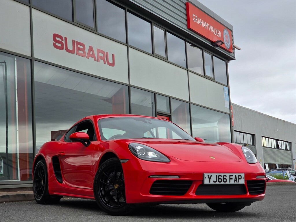 Porsche 718 Cayman Coupe White #7