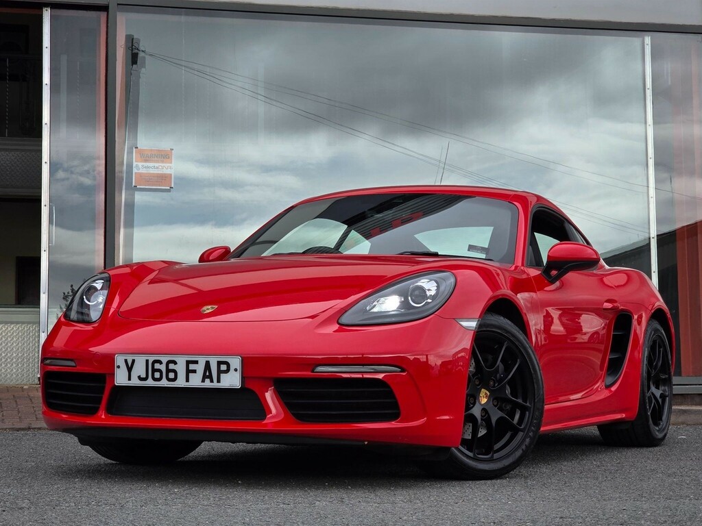 Porsche 718 Cayman Coupe White #10