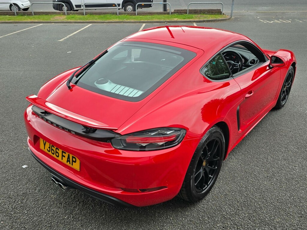 Porsche 718 Cayman Coupe White #11