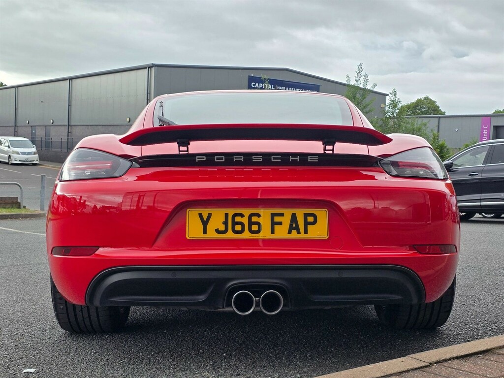 Porsche 718 Cayman Coupe White #17