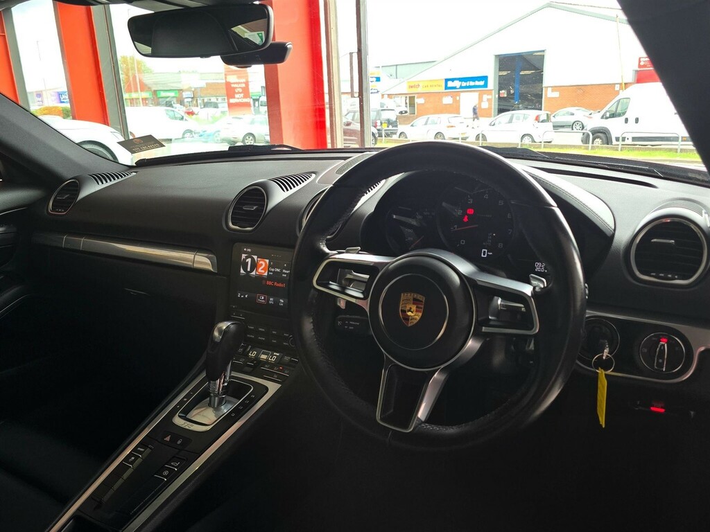 Porsche 718 Cayman Coupe White #23