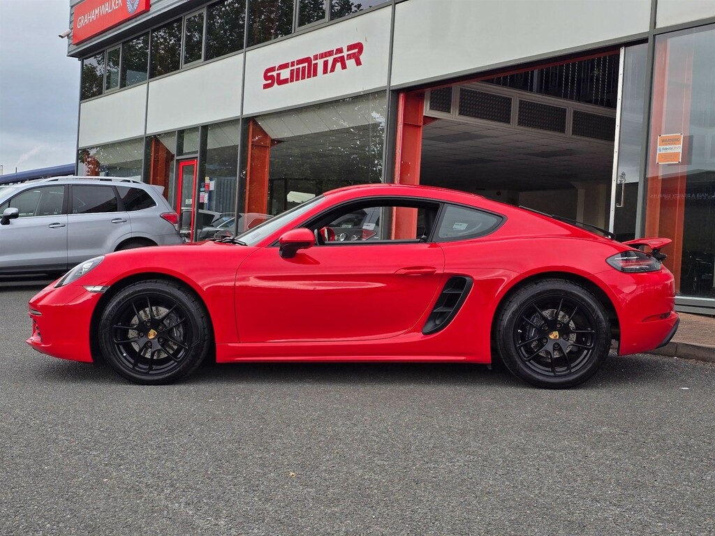 Porsche 718 Cayman Coupe White #14