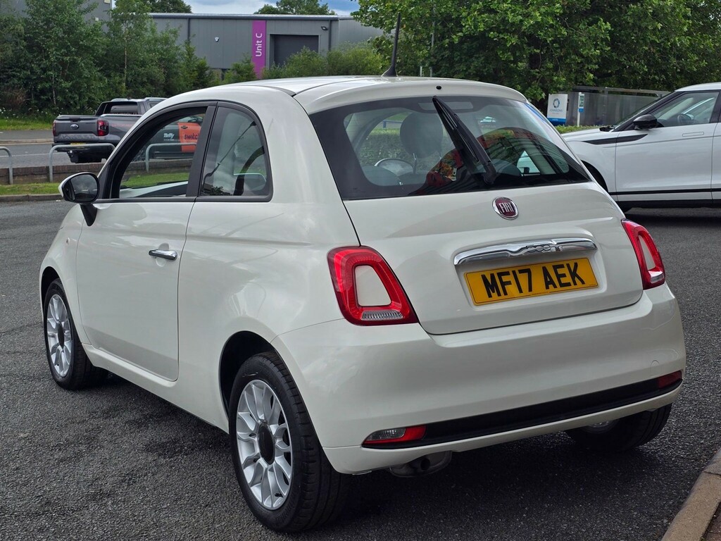 Fiat 500 1.2 Eco Pop Star Euro 6 Ss MF17AEK White #4