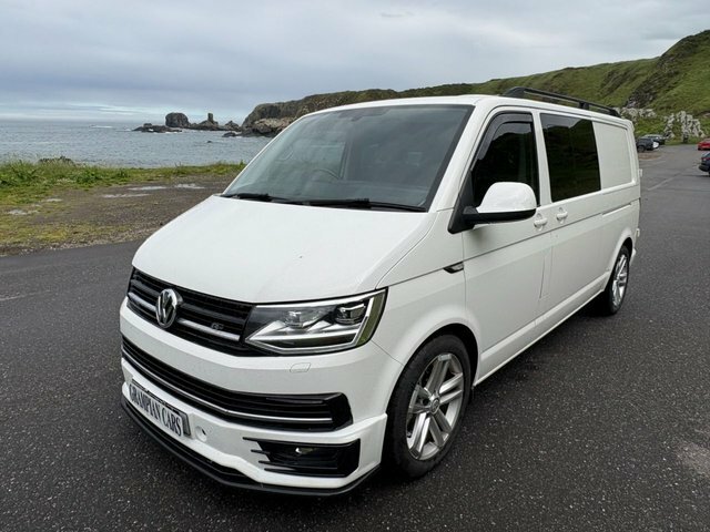 Volkswagen Transporter 2.0 Bitdi T32 Bluemotion Tech Highline Kombi Doubl White #3