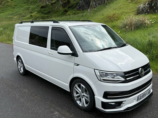 Volkswagen Transporter 2.0 Bitdi T32 Bluemotion Tech Highline Kombi Doubl White #2
