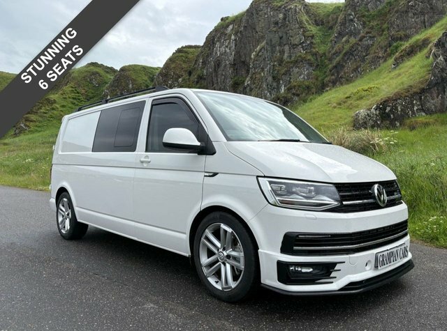 Volkswagen Transporter 2.0 Bitdi T32 Bluemotion Tech Highline Kombi Doubl White