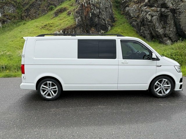 Volkswagen Transporter 2.0 Bitdi T32 Bluemotion Tech Highline Kombi Doubl White #5