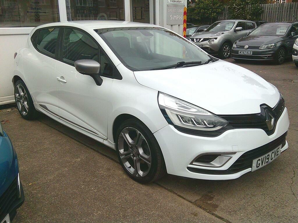 Renault Clio 0.9 Tce Gt Line Euro 6 S S White #6