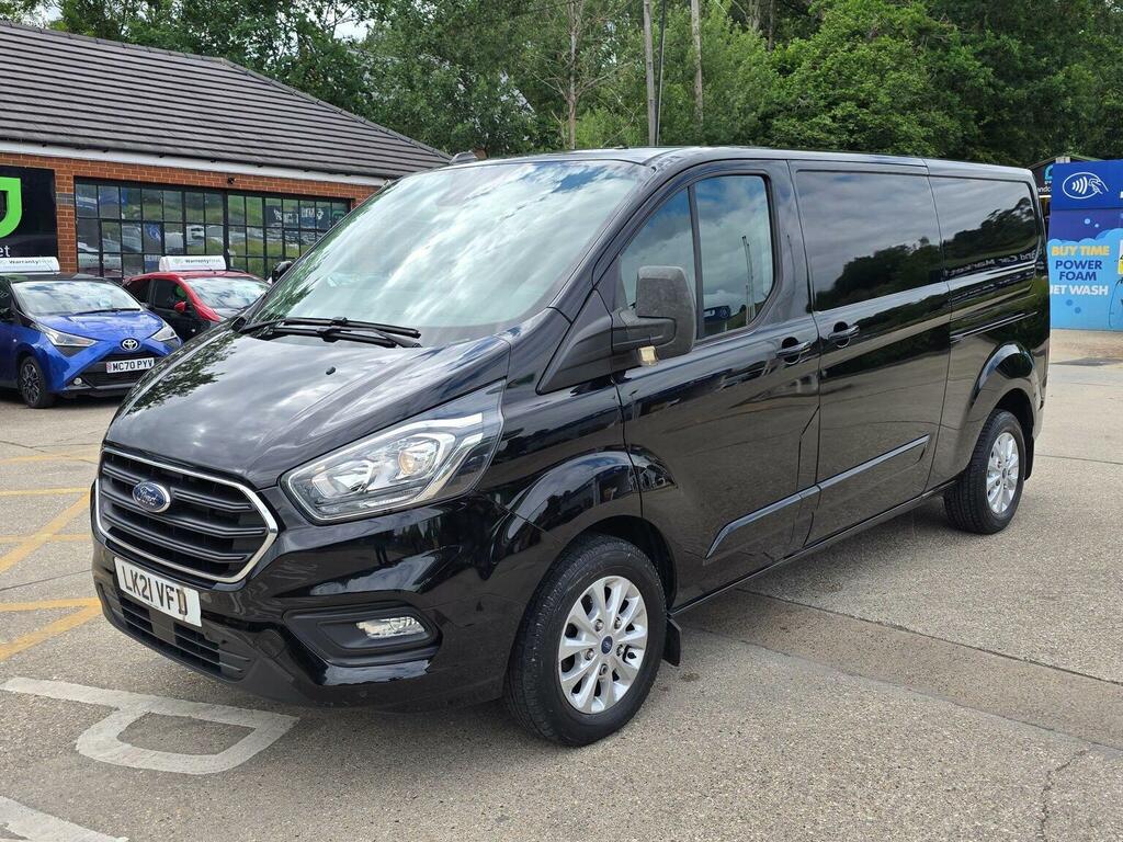 Ford Transit Custom 2.0 300 Ecoblue Limited L2 H1 Euro 6 Ss Black #2