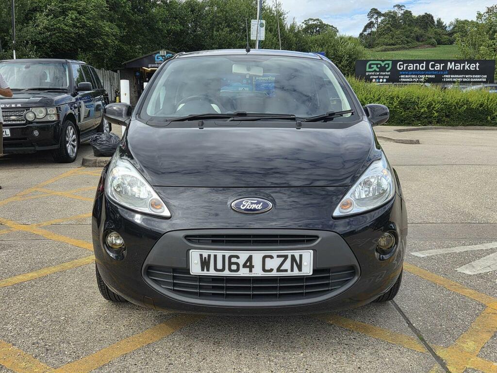 Ford KA Hatchback 1.2 Zetec Euro 5 Ss 201464 WU64CZN Black #3