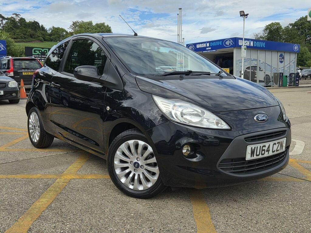 Ford KA Hatchback 1.2 Zetec Euro 5 Ss 201464 WU64CZN Black #5