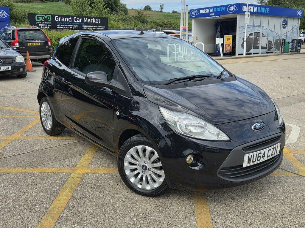 Ford KA Hatchback 1.2 Zetec Euro 5 Ss 201464 WU64CZN Black