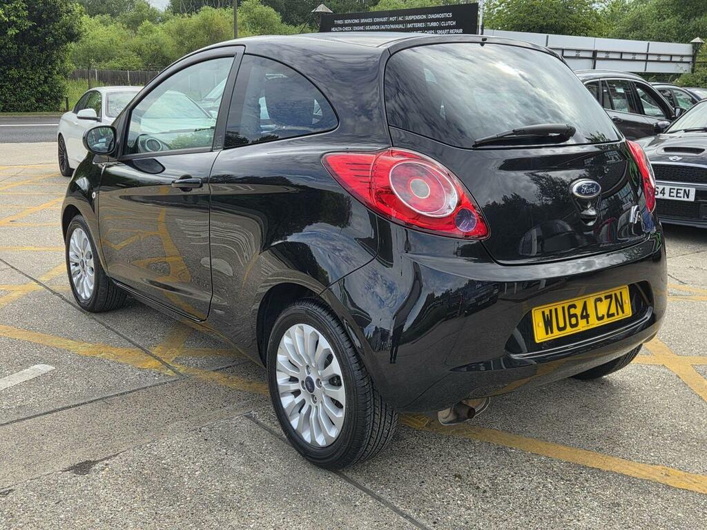 Ford KA Hatchback 1.2 Zetec Euro 5 Ss 201464 WU64CZN Black #4