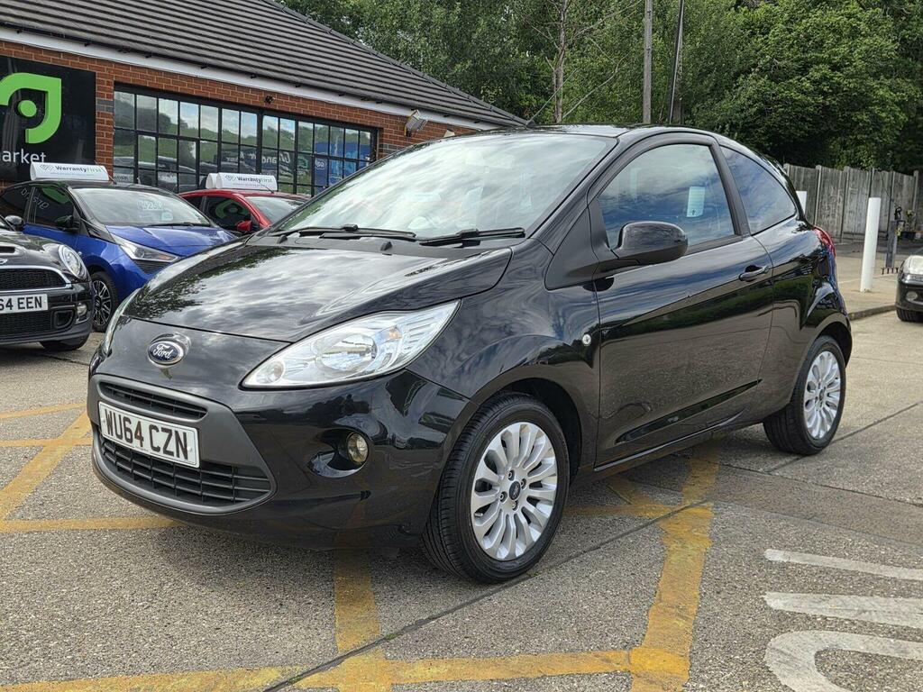 Ford KA Hatchback 1.2 Zetec Euro 5 Ss 201464 WU64CZN Black #2