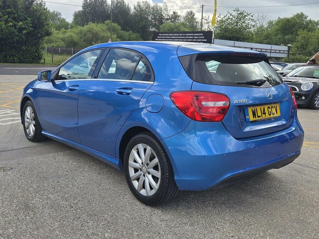 Mercedes-Benz A Class Hatchback 1.6 A180 Se 7G-dct Euro 6 Ss 201 WL14GCV Blue #4