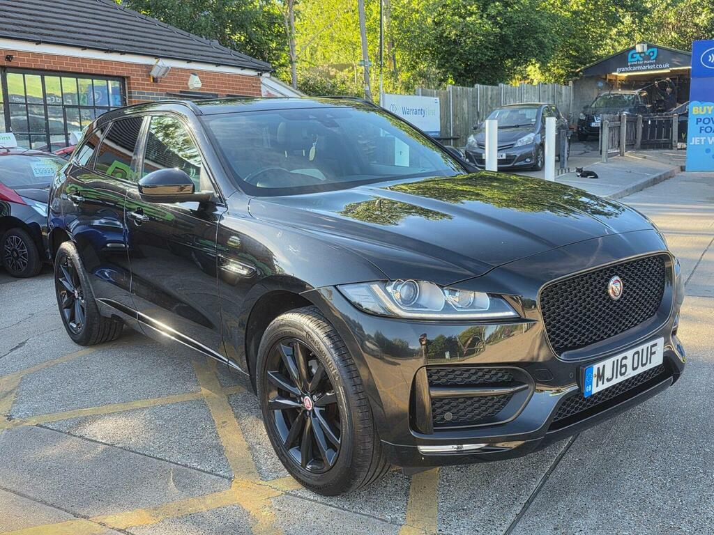 Jaguar F-Pace 2.0 D180 R-sport Awd Euro 6 Ss Black #5