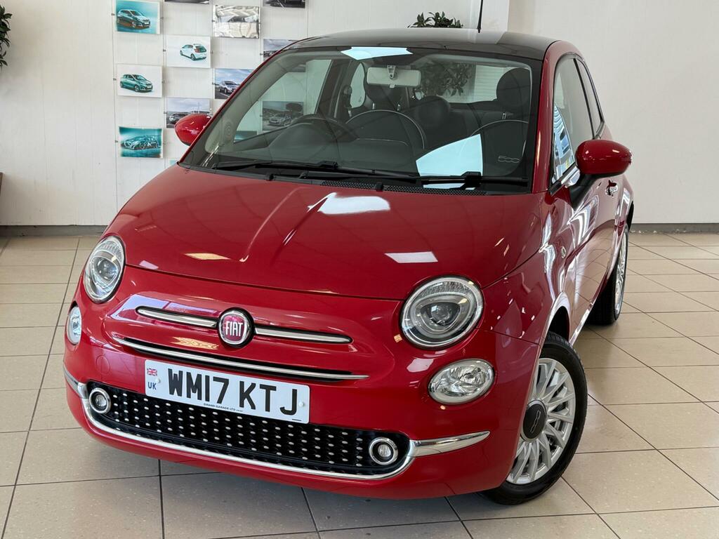 Fiat 500 1.2 Lounge Euro 6 Ss WM17KTJ Red #2