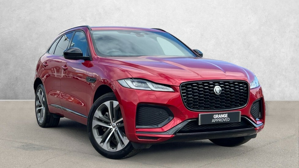 Jaguar F-Pace D200 R-dynamic Hse Black 90Th Anniversary Red