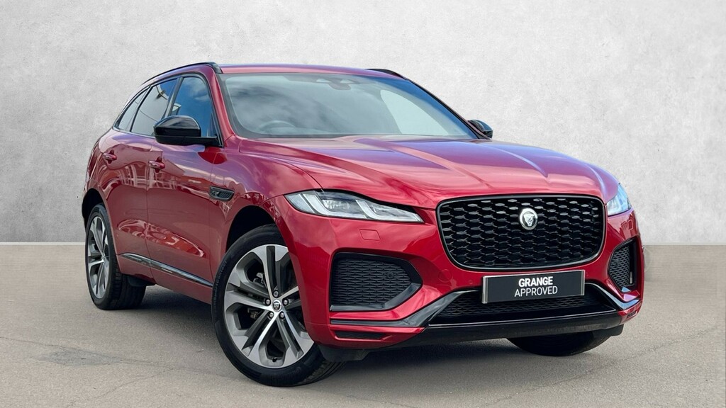 Jaguar F-Pace D200 R-dynamic Hse Black 90Th Anniversary Red