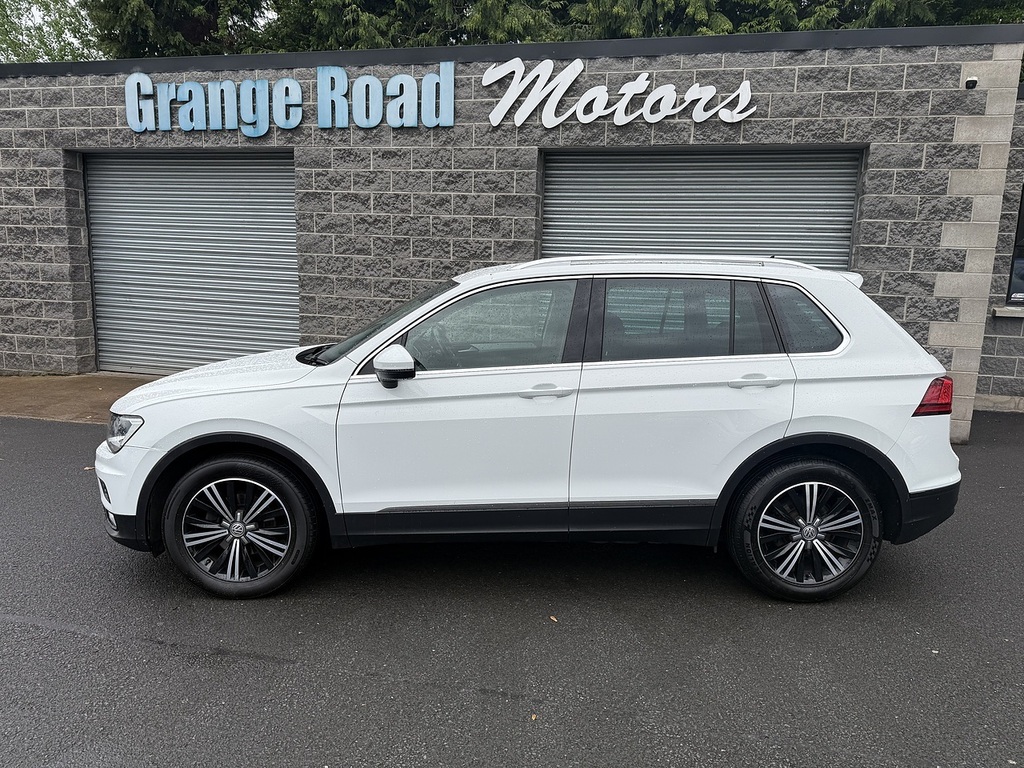 Volkswagen Tiguan Tdi Bluemotion Tech Se Navigation U1931 Ulez OXZ7611 White #4