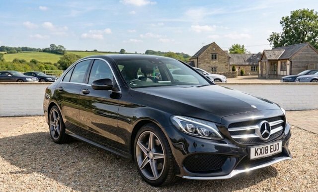 Mercedes-Benz C Class C220d Amg Line Saloon Black